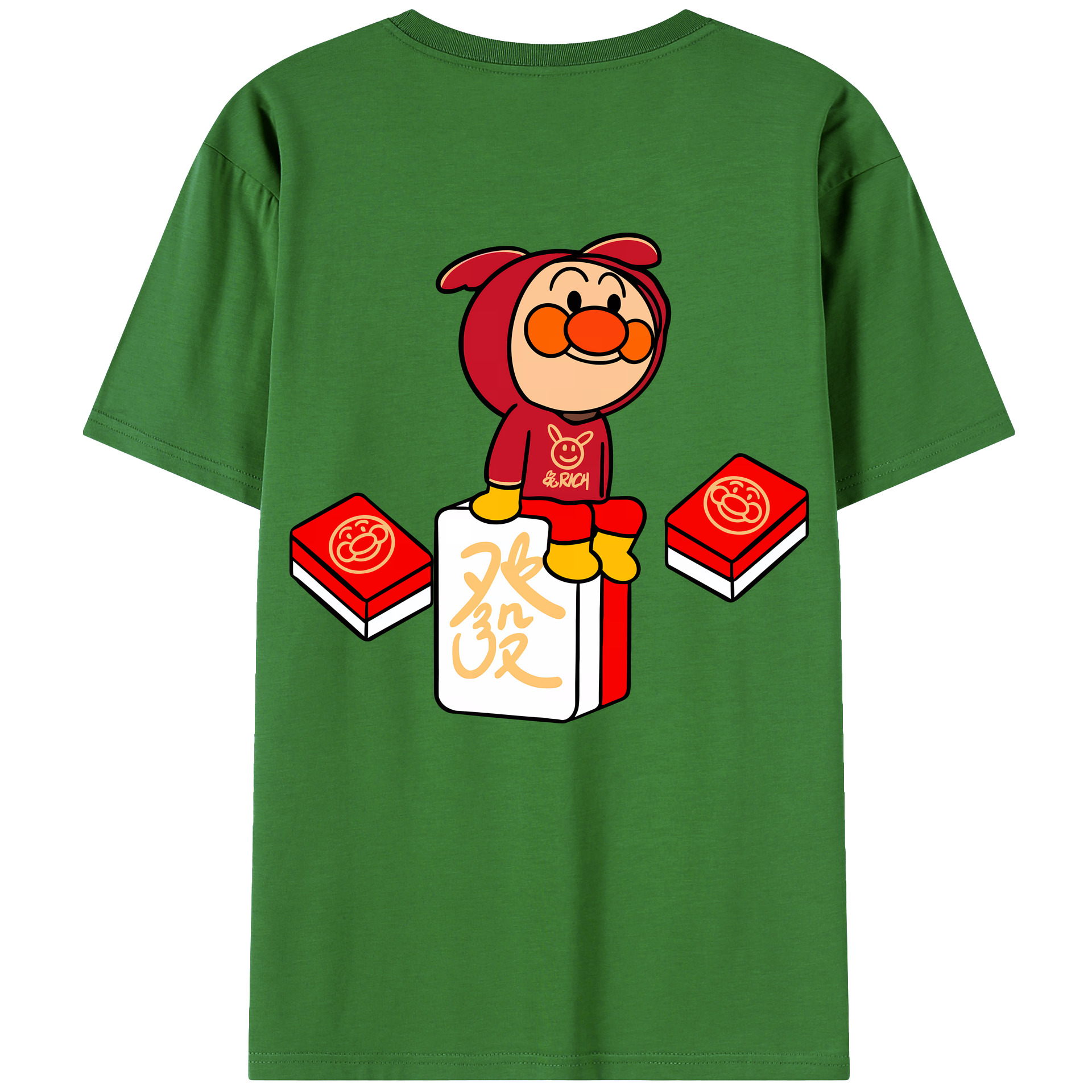 （画像用） アンパンマン Anpanman レディース半袖Tシャツ(バックプリント)